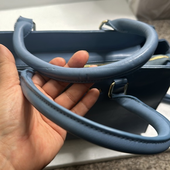 Gertchen Christine leather blue top handle cross body bag - Picture 7 of 11